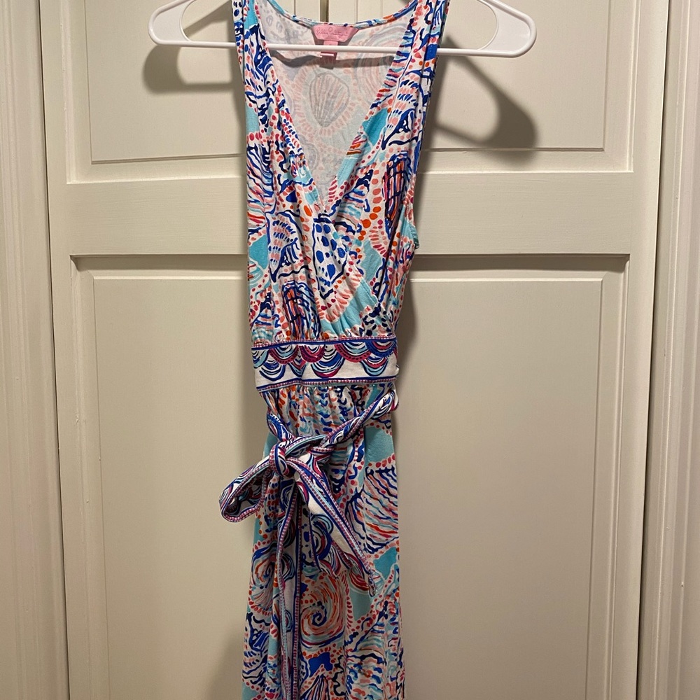 Lilly Pulitzer sleeveless wrap dress